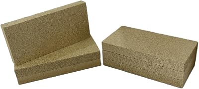 The Stove Wizard Fire Bricks Set of 6 1100C High Density Insulation
