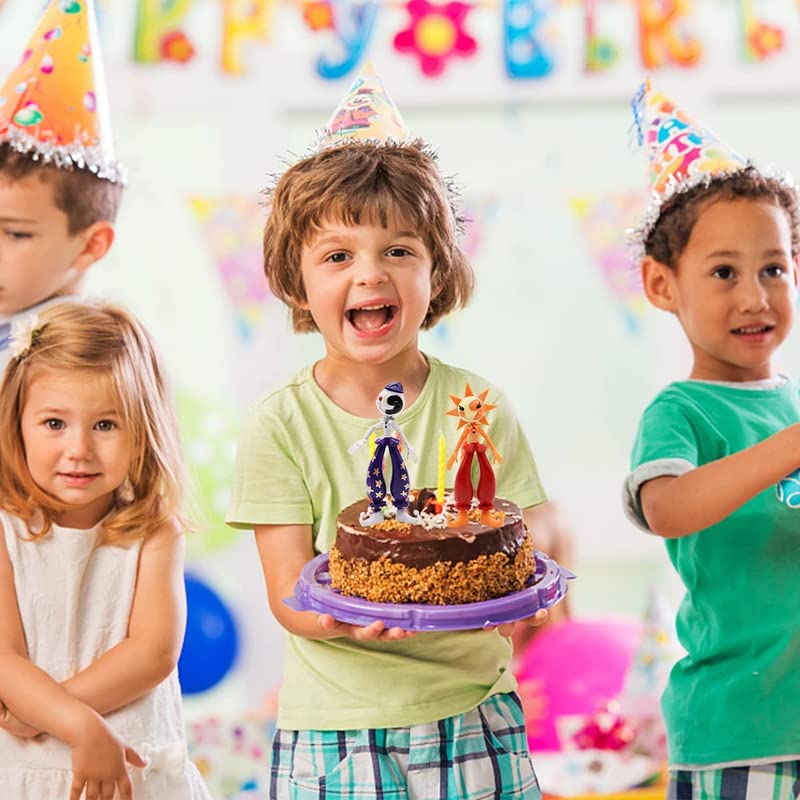 2PCS FNAF Sun and Moondrop Action Figures, FNAF Security Breach Cute