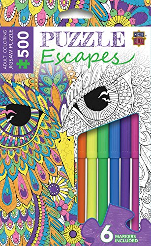 MasterPieces Owl Coloring Jigsaw Puzzle, 500-Piece