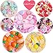 Habbi Slime Charms Set 180pcs Slime Charms Mixed Fruit Candy Food Resin Flatback Cute Slime Beads for DIY Crafts Making, Ornament Scrapbooking
