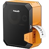 Makeid P31S Portable Industrial Label Printer, 1" Print Head with Bluetooth, Mobile/PC Software, with 0.75" x 19.68ft Label for Wire, Cable & Heat Shrink Tubes at Job Sites.