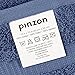 Amazon Brand – Pinzon Organic Cotton Bathroom Washcloths, Set of 12, Indigo Blue