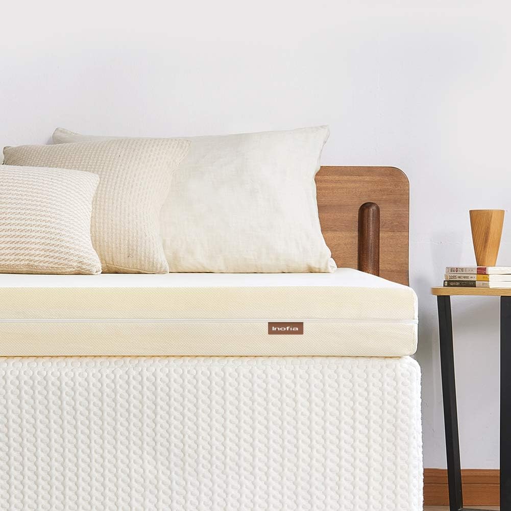 Inofia Memory Foam Mattress Topper Indulgent Comfort with Extra