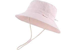 Bamery Baby Toddler Girls Bucket Hat Newborn Sun Hats for Boys Classic Infant Summer UV Protection Hats Kids Beach Cap