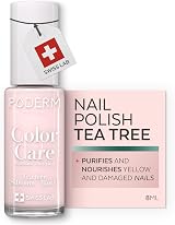 PODERM Nail Polish Nude Blush Tea Tree 8ML Podiatrist Enriched