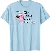 Courage the Cowardly Dog for Love T-Shirt Small