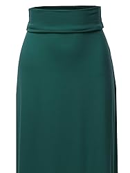 A2Y Basic Foldable High Waist Floor Length Maxi