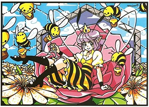LAMINA PARA COLOREAR con caja de rotuladores. Manga abeja: Amazon.es: Hogar