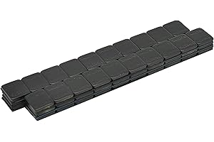 ZERINT 1/4oz Wheel Adhesive Stick-on Weights (60, Black, Mellow Style)