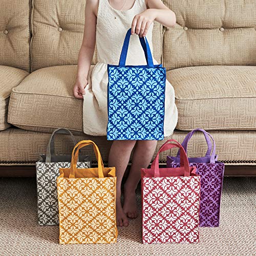 image for Illumen Fabric Gift Bags and Reusable Gift Bags, Free Greeting Cards, 