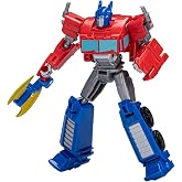 Transformers Toys EarthSpark Warrior Class Optimus Prime Action Figure, 5-Inch, Robot Toys for Kids Ages 6 and Up