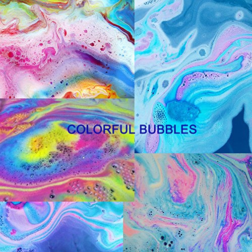 Bath Bombs Gift Sets-6 Exclusive Floating Bathtubs- Organic Essential Oil SPA to Moisturize Dry Skin- Natural Bath Bomb Kit for Kids