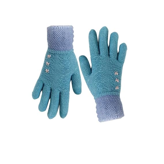 Teal winter gloves Clearance