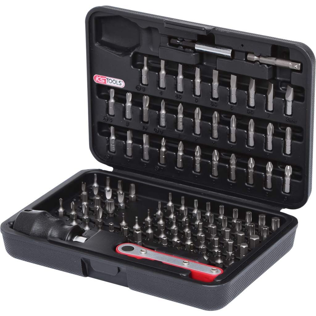 KS Tools 911.208 1/4-inch Classic Security Bit Set (99 Pieces)