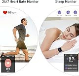 Motast Smart Watch Fitness Tracker 1.69 inch Heart Rate Sleep Monitor IP68 view 4