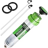 SWANLAKE 200cc Fluid Extractor, Extraction&Fill Pump,Fluid Syringe Pump Manual Suction Vacuum Fuel Car Transfer