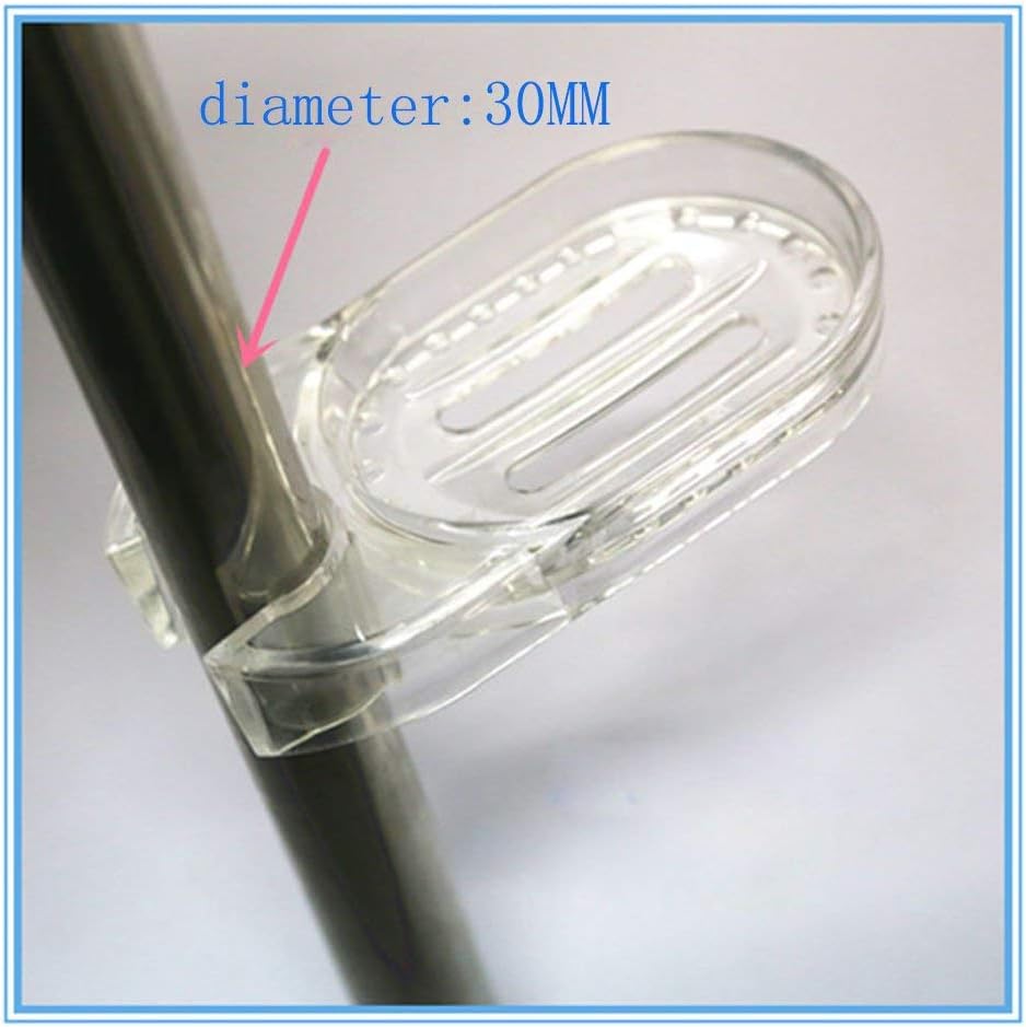 Jaboneras para Tubo de 30 mm fácil de Instalar Color Blanco