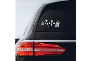 BARGAIN MAX DECALS Dalek Inspired Evolution Sticker Decal Notebook Car Laptop 8" x 2" (White)