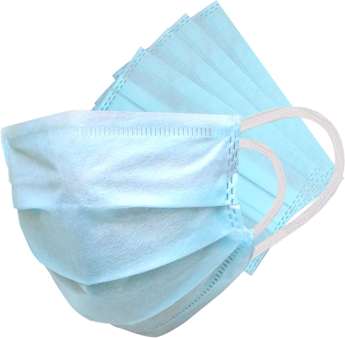 ORILEY 3 Ply Surgical Disposable Mask 25 GSM Unisex Face Mask Non-woven Fabric for Women & Men (10 PCS)