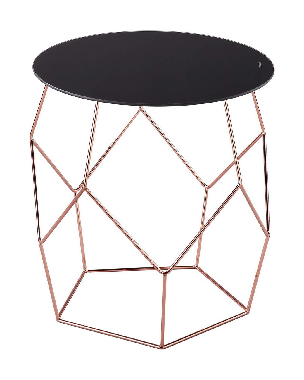 ASPECT Origami Side Table, Copper/Black, 42 x 46 x 46 cm