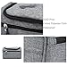 Travel Toiletry Bag Waterproof Zip Organizer Hanging Cosmetic Makeup Shower Bag With Large Compartment for Men Women for Trip Vacation Gym (Denim Grey)