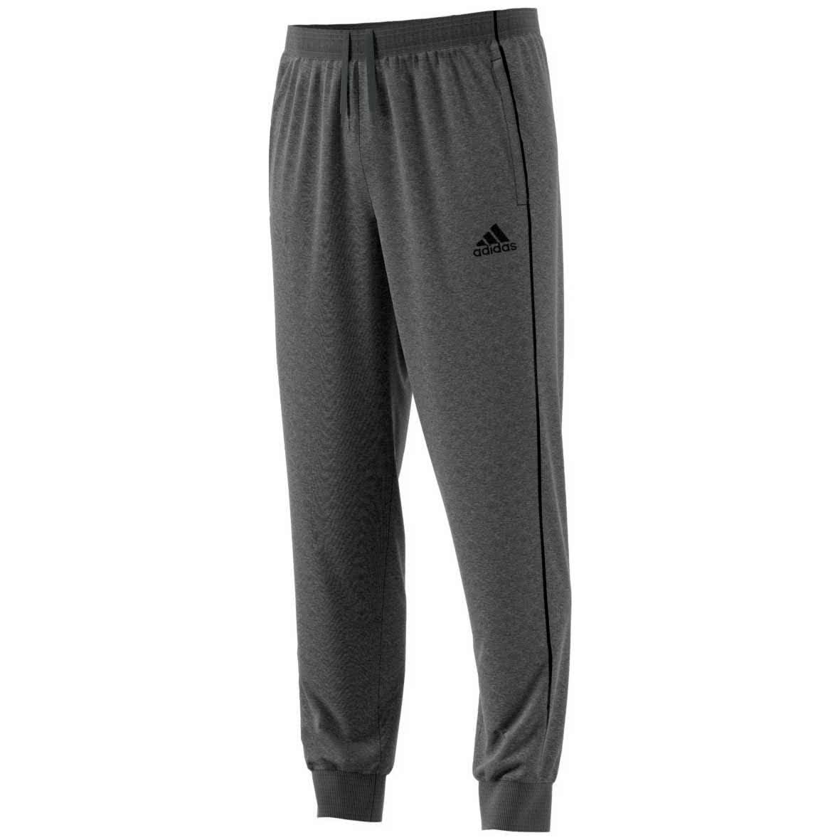 adidas Men's Core 18 Pants, Dark Grey Heather/Black, M UK