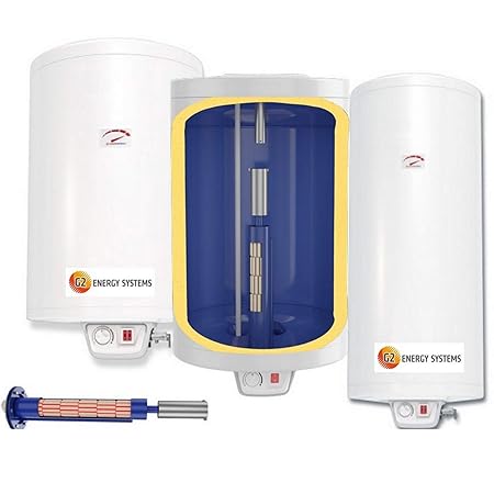 50 80 100 120 150 200 L Liter 2-2,2 kW 230 Volt Elektro Warmwasserspeicher Boiler mit verschleißfreiem Keramikheizstab, wandh