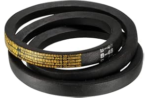 uxcell B-48 V-Belts 48" Inner Length, B-Section Rubber Drive Belt