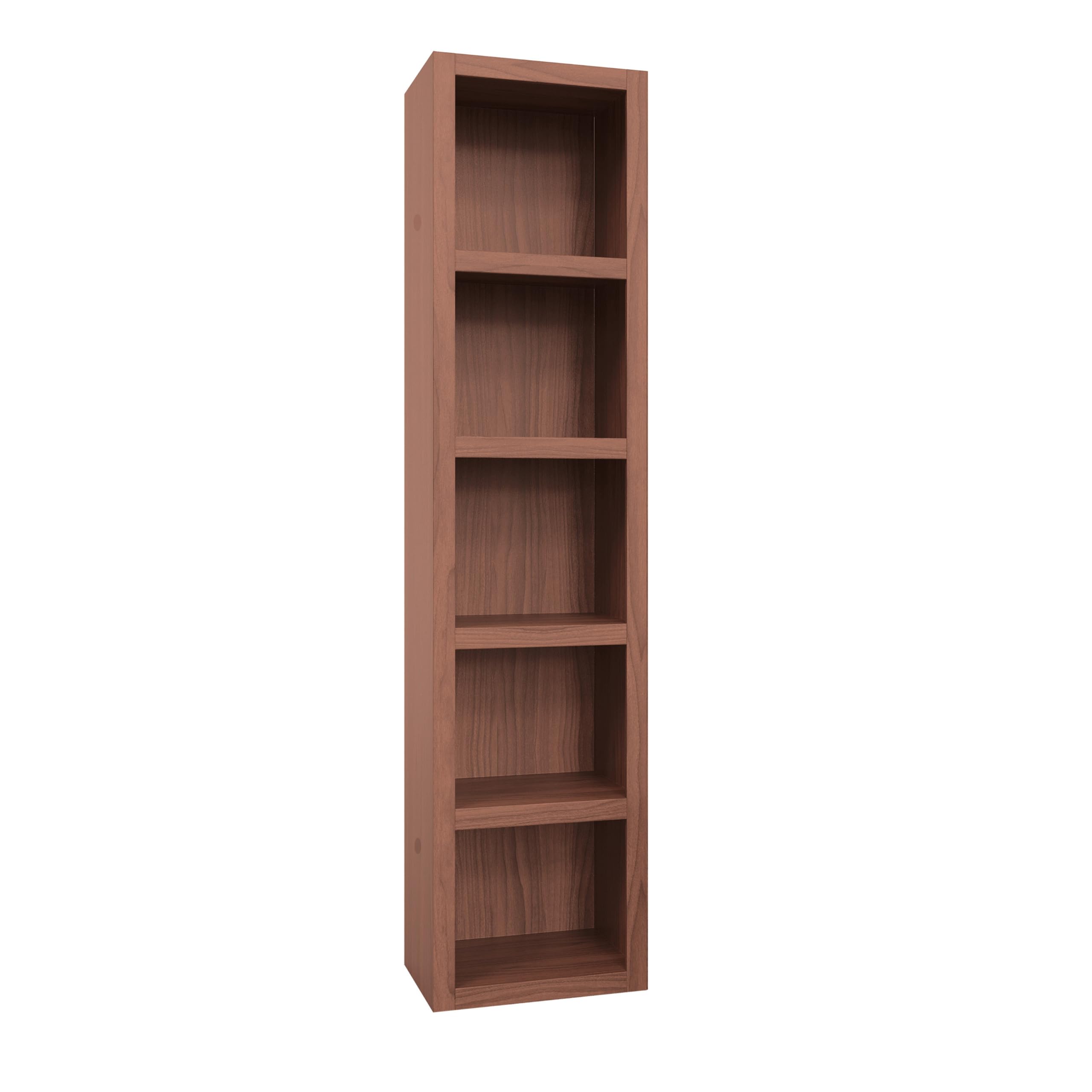 Photo 1 of Oakland Living Brown 91-in Tall Wooden Bookcase Shelf
