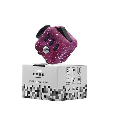 Buy Little Tigger Fidget Cube Relieves Stress And Anxiety For Children And Adults With Adhd Starry Purple Online In Turkey B08v1bxhpx