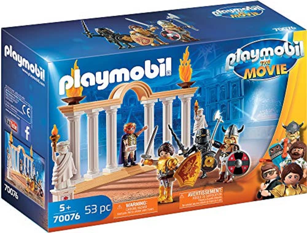 Playmobil 70076 THE Movie Emperor Maximus in the Colosseum, For Children Ages 5+, Fun Imaginative Role-Play, PlaySets Suitable for Children Ages 4+