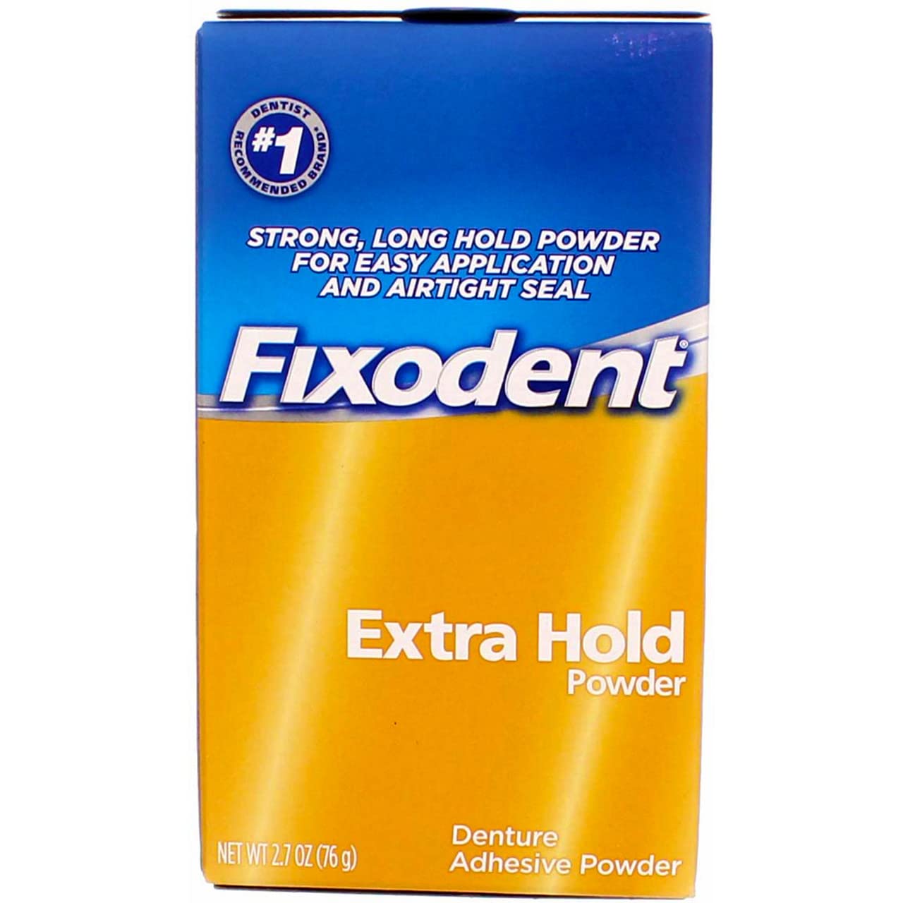 Fixodent Denture Adhesive Powder Extra Hold 80 ml (Pack of 6)