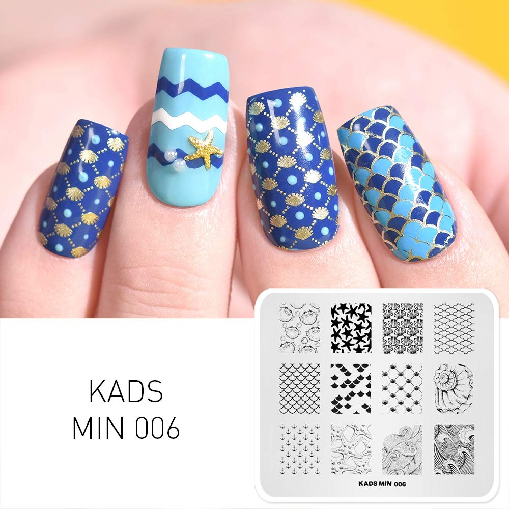 KADS Nail Art Manicure Edge Trimmer Nail Cutter Tool Nail Gel Easy French Smile Line Nail Acrylic Tool with 11 Sizes : Beauty