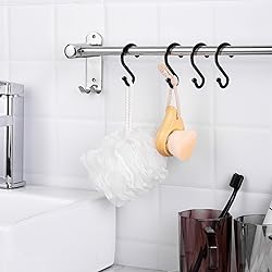 BellRhein Shower Curtain Hooks, Metal Shower Hooks