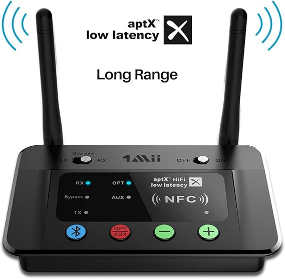 1Mii B03 Long Range Bluetooth Transmitter Receiver Bluetooth Audio