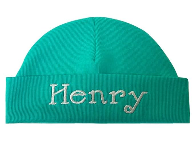 Amazon Com Embroidered And Personalized Baby Boy Hat Baby Shower