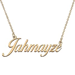 HUAN XUN Customized Custom Simple Any Name Necklace