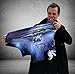 HUGS IDEA Cool 3D Animals Dinosaur Luggage Trolley Case Protective Cover for 18/20/22 Inch Suitcase