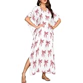 ALAZA Moo Moos for Women Kaftan Dresses Plus Size Women's Cover Ups For Swimwear Beach