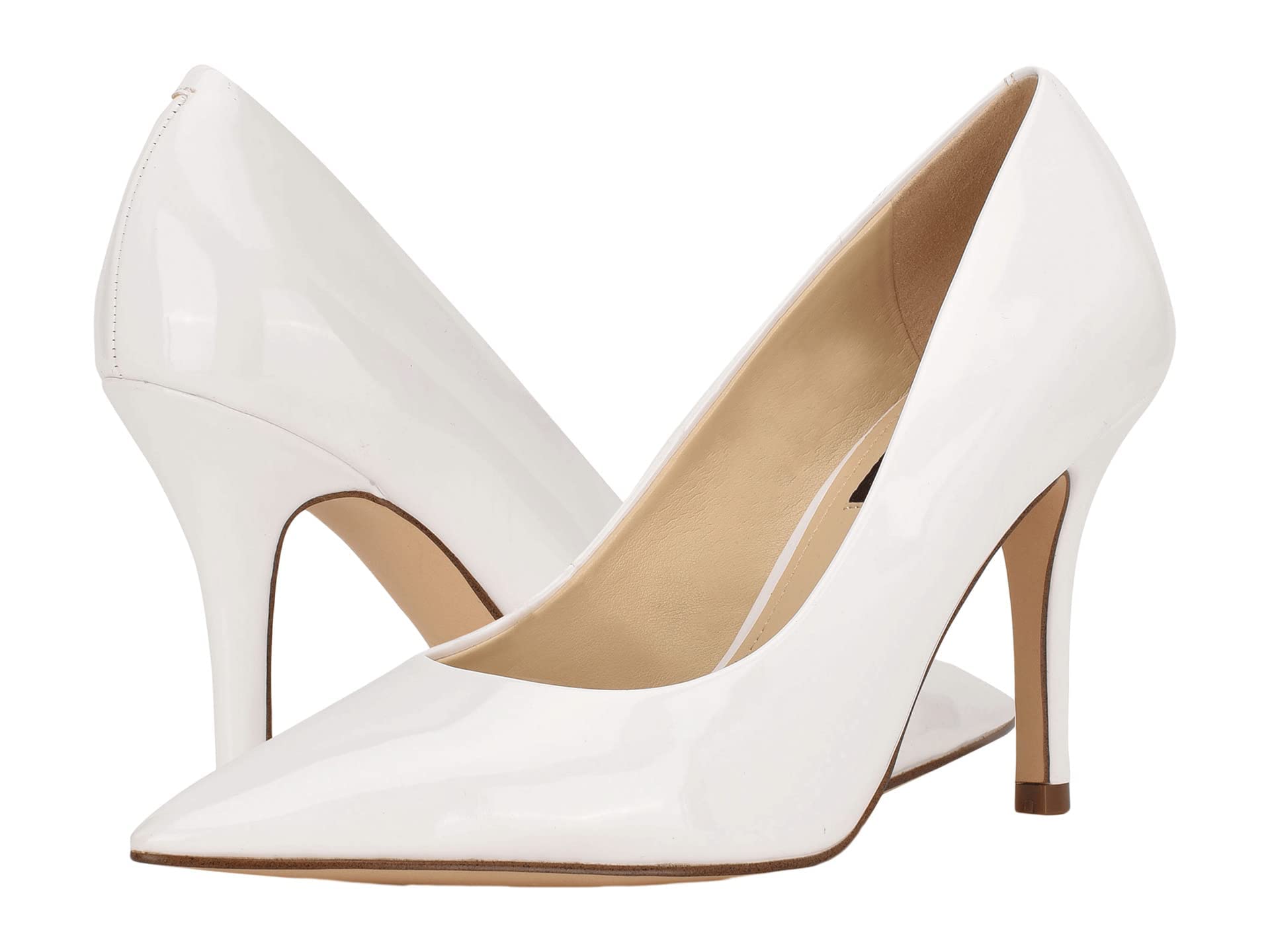 Nine West Women’s Flax Pump, Natural Leather, 6.5 W