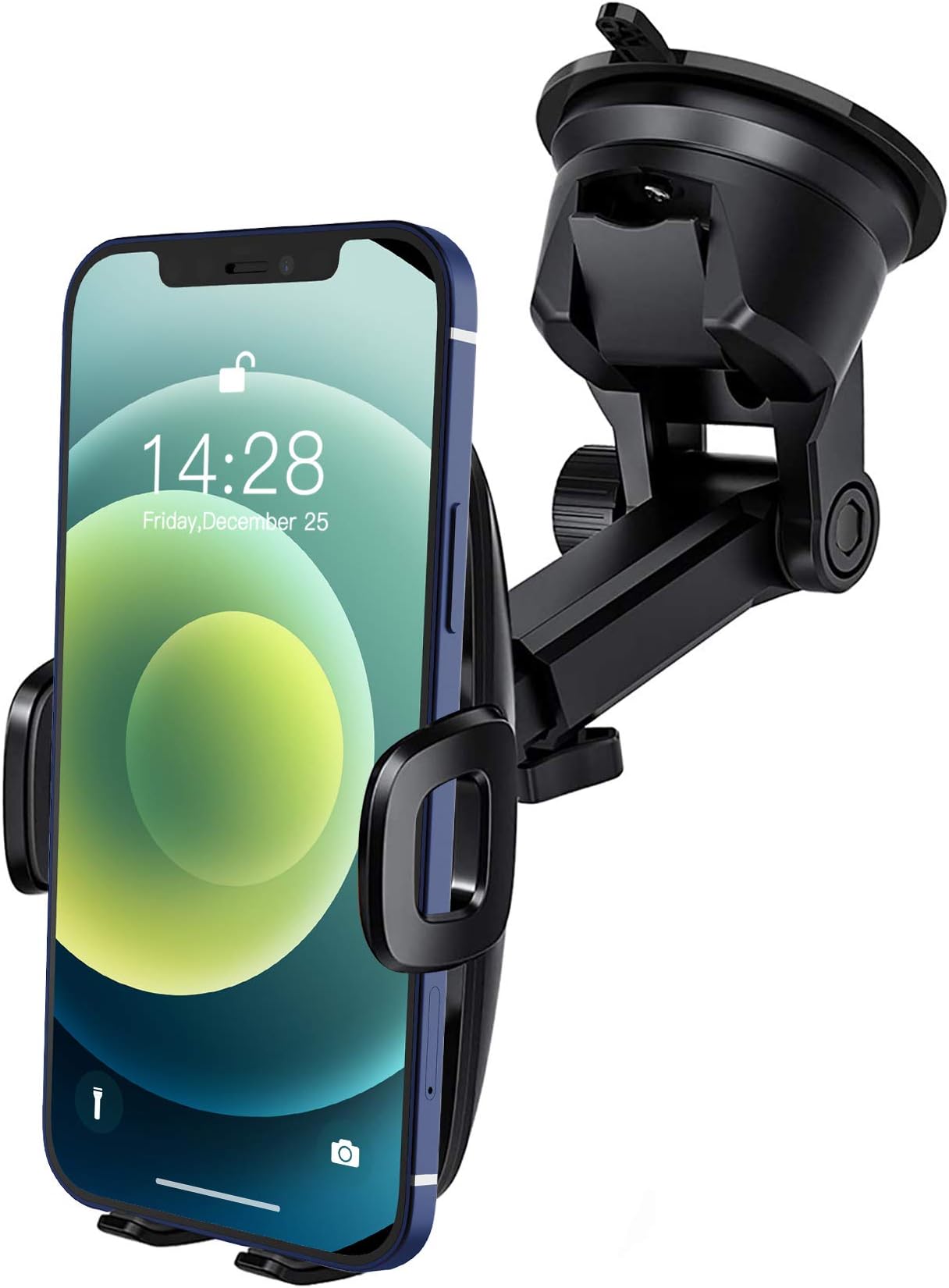 Car Phone Mount, Mpow Universal Dashboard/Windshield Mobile Phone Car Cradles, Washable Gel Pad Car Phone Holder Compatible iPhone 11Pro Max/11 Pro/Xr/Xsmax/X/8, Galaxy S10/S9/S8/S7, Google, HTC, LG E