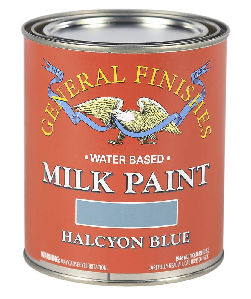 General Finishes QHB Water Based Milk Paint, 1 Quart