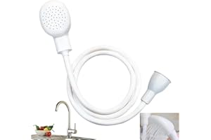 LALOCAPEYO Sink Hose Faucet Spray Portable Hose Nozzle Hand-Held Hose Faucet Shower Nozzle is Suitable for Washing Hair Veget