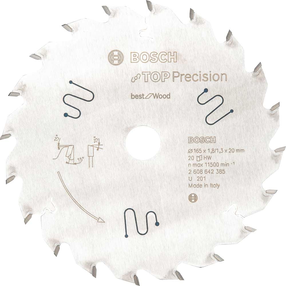 Bosch 2608642385 Circular Saw Blade Top Precision Best for Wood