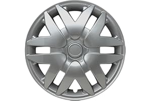 HUBSTAR Premium Replica Hubcap, Replacement for Toyota Sienna 2004-2010, 16-inch Silver Wheel Cover, 1 Piece