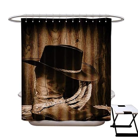 Amazon Com Blountdecor Western Shower Curtains 3d Digital