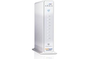 ARRIS SURFboard (24x8) Docsis 3.0 Cable Modem Plus AC1750 Dual Band Wi-Fi Router and Xfinity Telephone, Certified for Comcast Xfinity Only plans up to 600 Mbps (SVG2482AC-RB)