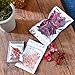 PACA 100 Resealable Smell Proof Bags - White Clear Plastic Foil Metallic Mylar Pouch Bag Airtight Flat Zipper for Food, Candy, Herbs & Spice Storage, (4 x 6)
