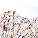 Glamaker Women's Sexy Deep V Neck Boho Mini Dress Short Floral Dress