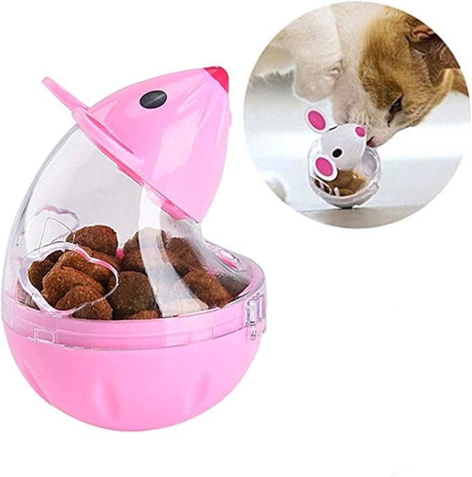 Cat Treat Toy Feeder Toy Snack Balls Food Dispenser for Interactive IQ